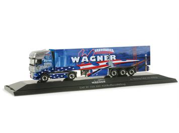 Herpa 121248 DAF XF105 SSC Kühlkoffersattelzug "Wagner" HO