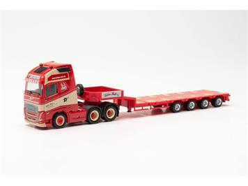 Herpa 316354 Volvo FH 16 Gl. XL 2020 6x4 Semitieflade-Sattelzug "Torben Rafn" - H0 (1:87)