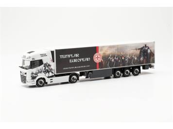 Herpa 316873 DAF XG+ Kühlkoffer-Sattelzug "Templar European" - H0 (1:87)