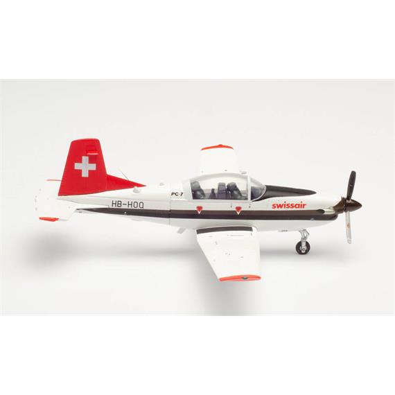 Herpa 580656 Swissair Pilatus PC-7, Massstab 1:72