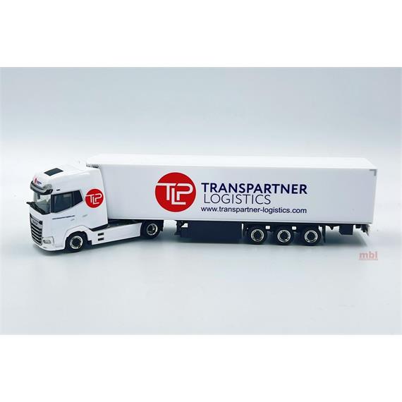 Herpa 957069 LKW DAF XG+Kühlkoffer-Sattelzug Transpartner Logistics - H0 (1:87)