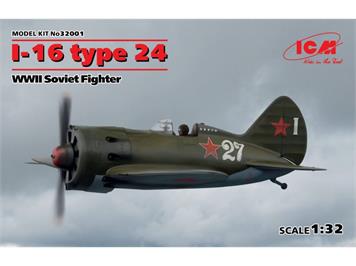 ICM 32001 Polikarpov I-16 Type 24, 1:32