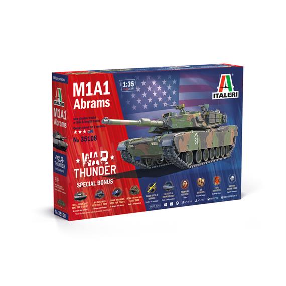 Italeri 35108 M1A1 Abrams War Thunder - Massstab 1:35