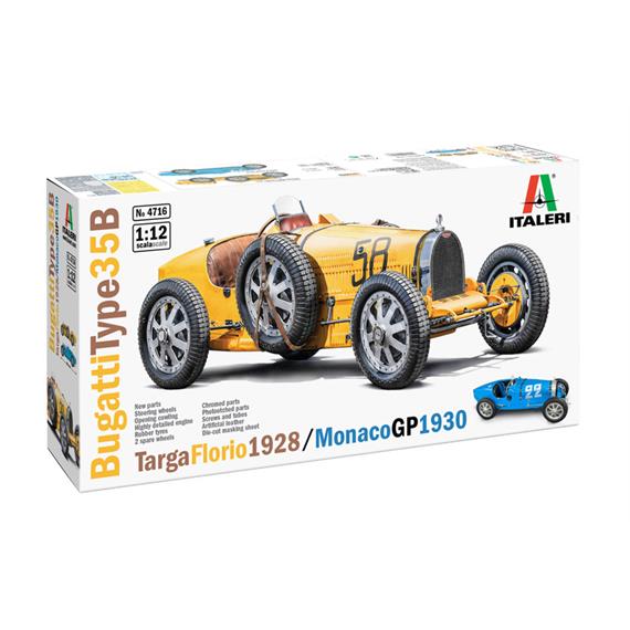 Italeri 4716 Bugatti Type 35B T.F1929/Mon.1930 - Massstab 1:12