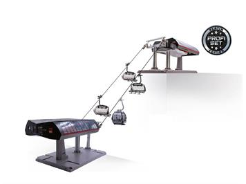 Jägerndorfer 84494 Profi-Set Umlaufbahn, Lange Wandbahn (Ischgl) - Massstab 1:32