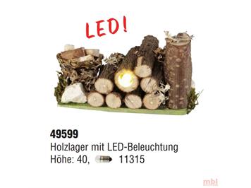 Kahlert 49599 Holzlager mit LED