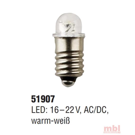 Kahlert 51907 LED-Schraubbirne E5,5, 19V, klar, 2 Stück