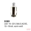 Kahlert 51931 19V LED-Birne mit Knagge, E5,5, 2 Stück