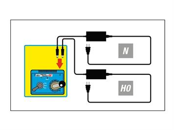 Kato 7078536 Netzteil für Spur N, nur für PowerPack Standard SX (7078535) - N (1:160)