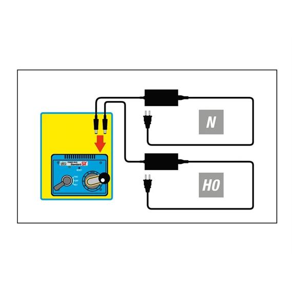 Kato 7078536 Netzteil für Spur N, nur für PowerPack Standard SX (7078535) - N (1:160)