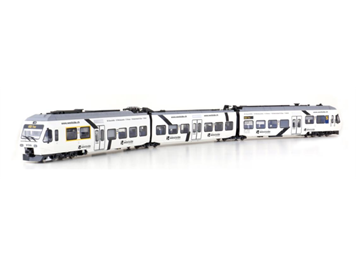 L.S.Models 17203DCS BLS RABe 525 NINA 3teilig Westside Ep V, DC 2L, DCC/Sound - H0 (1:87)