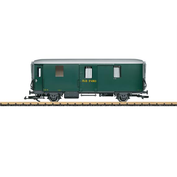 LGB 41843 RhB Gepäckwagen grün - Spur G IIm (1:22,5)