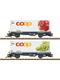 LGB 45887 RhB Containerwagen 2er-Set “coop®“ - Spur G IIm (1:22,5)