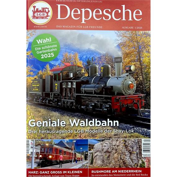 LGB Depesche, das Magazin für LGB Freunde, Ausgabe 1/2025