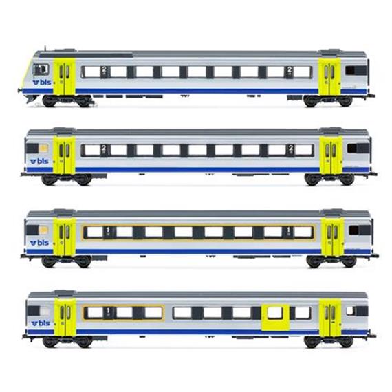 Liliput 330531 BLS RE-Zug 4-Teilig EW III Omega Logo EP V-VI, AC digital, H0