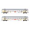 Liliput 330535 BLS EW III Kambly Ergänzungswagenset 2teilig DC und AC, H0 (1:87)