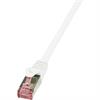 LogiLink CQ2091S RJ45 Netzwerkkabel, Patchkabel CAT 6 S/FTP, 10.00 m, weiß, geschirmt