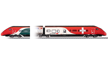 Märklin 39811 SBB Triebzug RABe 501 Giruno, 7-teilig , mfx+/MM/DCC mit Sound - H0 (1:87)