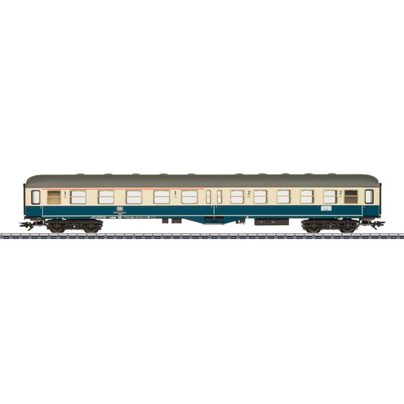 Märklin 43127 Reisezugwagen 1./2. Klasse, ABylb 411, der DB in Ozeanblau/Elfenbein - H0