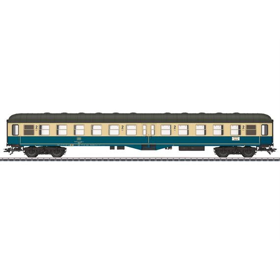 Märklin 43165 DB Reisezugwagen Bylb 421, mit LED-Innenbeleuchtung 2. Klasse, - H0 (1:87)