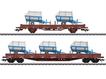 Märklin 46407 DB AG Güterwagen-Set 2 Landwirtschaftliche Geräte - H0 (1:87)