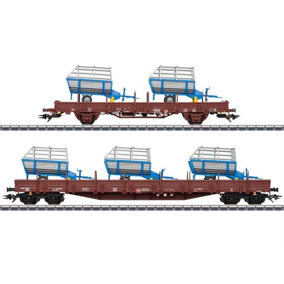 Märklin 46407 DB AG Güterwagen-Set 2 Landwirtschaftliche Geräte - H0 (1:87)