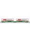 Märklin 47473 Doppel-Taschenwagen Sdggmrss mit Sattelaufliegern der Spedition Mars - H0