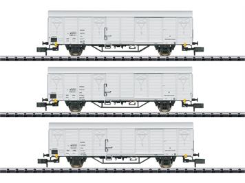 Minitrix 15316 Wärmeschutzwagen-Set (3) der Bauart Ibblps {8256} der DR