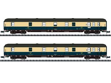 Minitrix 18201 2er Wagen-Set "Deutsche Bundespost", Spur N (1:160)