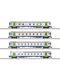 Minitrix 18293 Schnellzugwagen-Set "GOLDENPASSLINIE", 4teilig - N (1:160)