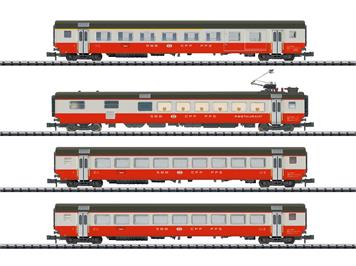 Minitrix 18720 SBB Schnellzugwagen-Set 4teilig "Swiss Express" Teil 1 - N (1:160)