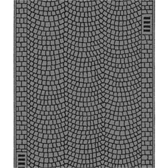 NOCH 60722 Kopfsteinpflaster, 100 x 6,6 cm - H0 (1:87)