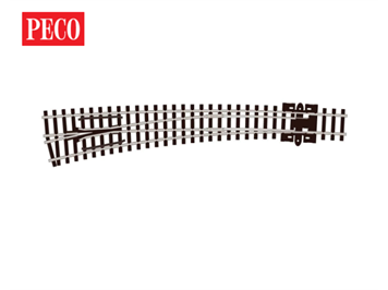 Peco SL-387 Bogenweiche 10° links Code 80 - N (1:160)