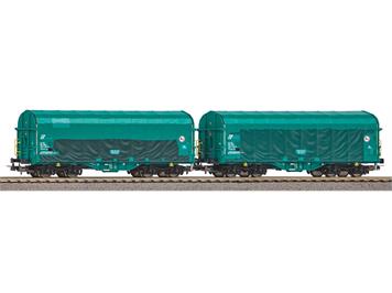 Piko 58397 Schiebeplanenwagen Shimmns „MERCITALIA” 2er Set, H0 (1:87)