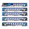 PIKO 96619 SBB Set 5-tlg RE ZUGKRAFT AARGAU, 1x BDt,1x A, 3x B mit IB, Ep. V AC - H0 1:87