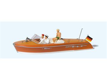 Preiser 10688 Motorboot Riva Ariston mit Besatzung HO