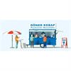 Preiser 10747 Verkaufswagen Döner Kebap - H0 (1:87)