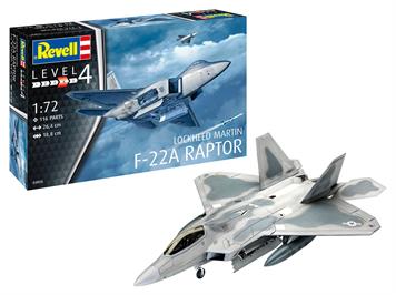 Revell 03858 Lockheed Martin F-22A Raptor - Massstab 1:72