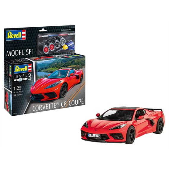 Revell 67714 Model Set Corvette® C8 Coupé - Massstab 1:25