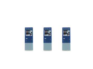 Rietze 70306 Fahrkartenautomat SBB Billettautomat (CH), 3 Stück - H0 (1:87)