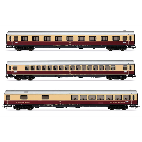 Rivarossi HR4306 DB 3 TEE-Wagen Helvetia 2x A und 1 x WR Ep IV - H0 (1:87)