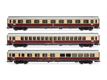 Rivarossi HR4373 DB 3er-Set TEE Bavaria (Apmz Avmz + ARDm) rot/beige Ep.IV - H0 (1:87)