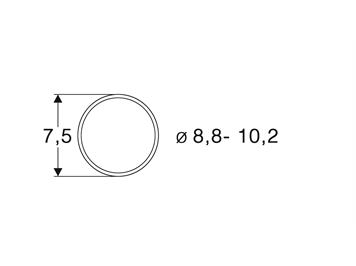 Roco 40073 Haftringsatz AC 8.8-10.2mm, Inhalt 10 Stück - H0 (1:87)