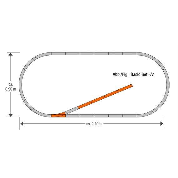 Roco 61150 GEOline Gleisset A1