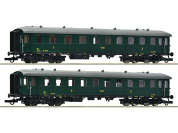 Roco 6200037 2-tlg. Set 2: Schnellzugwagen, CSD - H0 (1:87)