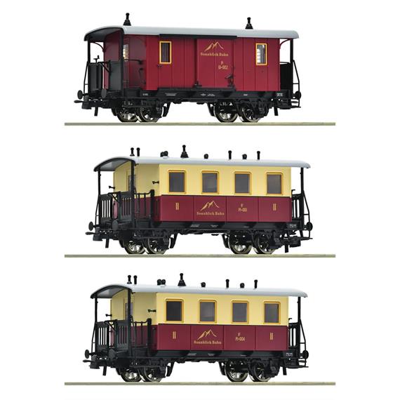 Roco 6200063 3-tlg. Set: Zahnradbahn-Personenzug, Sonnblick-Bahn - H0 (1:87)