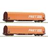 Roco 6200161 2-tlg. Set: Schiebeplanenwagen, SNCF, FRET - H0 (1:87)