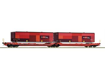 Roco 6600033 Doppeltaschen Gelenkwageen T3000e ÖBB/RCW - H0 (1:87)