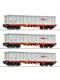 Roco 6600121 3-tlg. Set: Offene Güterwagen, ÖBB, Rail Cargo Austria - H0 (1:87)