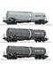 Roco 6600143 3-tlg. Set: Kesselwagen Gattung Zacns, von Wascosa und GATX - H0 (1:87)